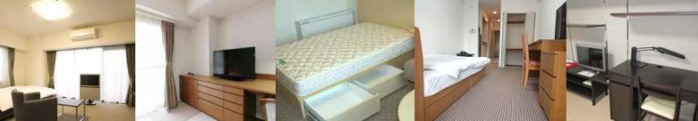 家具家電は各お部屋に備え付け賃貸マンション 家具家電付き賃貸マンション