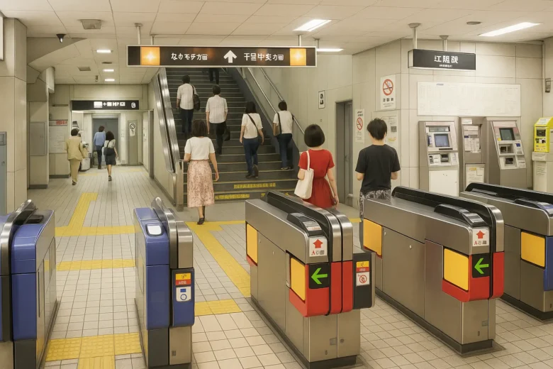 江坂駅改札イメージ画像