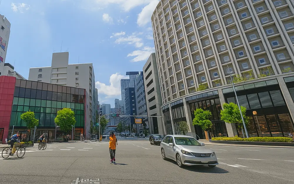 南森町交差点（イメージ画像）