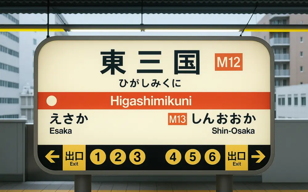 東三国駅ホーム（イメージ画像）